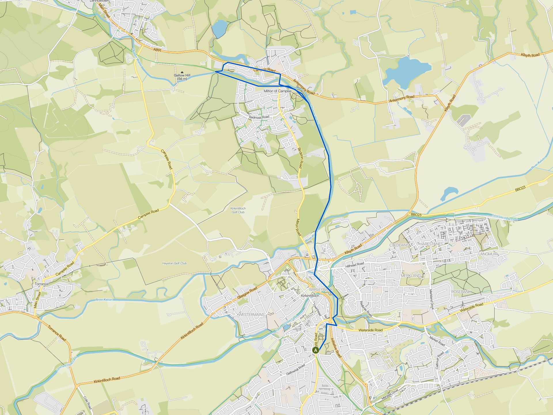 The best walks and hikes around Kirkintilloch | Komoot